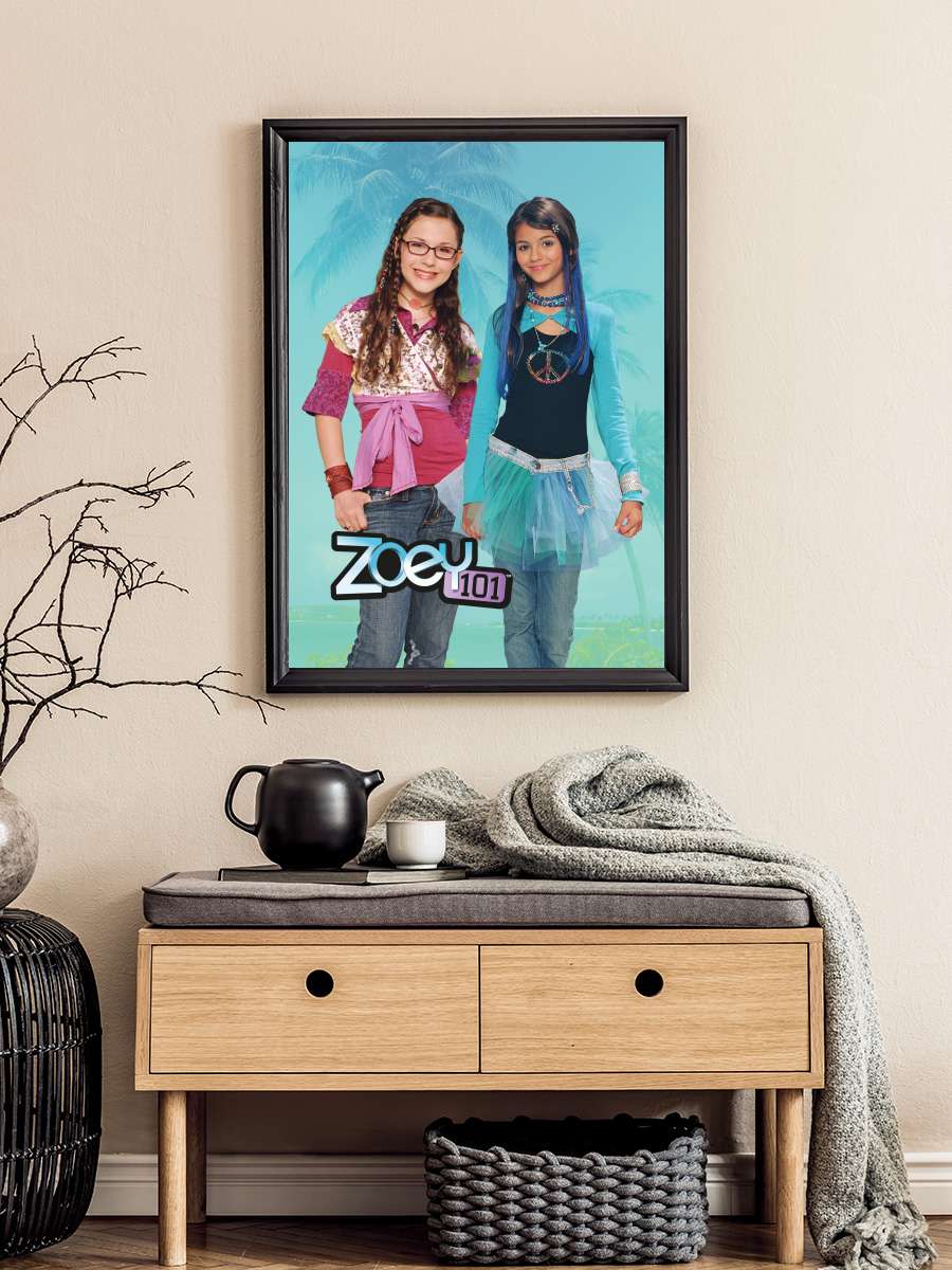 Zoey 101 Dizi Tablo Siyah Çerçeveli Dizi Poster Duvar Tablo