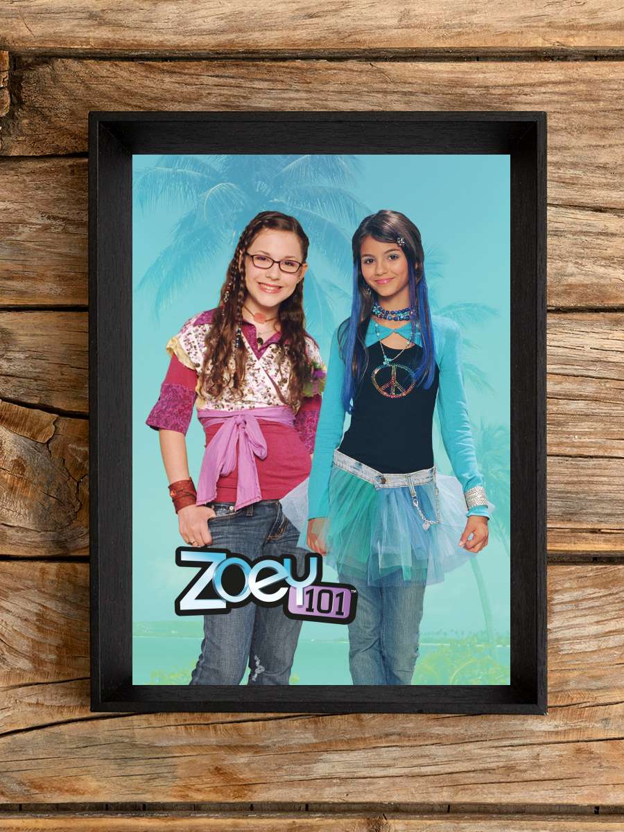 Zoey 101 Dizi Tablo Siyah Çerçeveli Dizi Poster Duvar Tablo