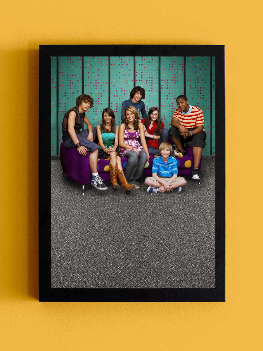 Zoey 101 Dizi Tablo Siyah Çerçeveli Dizi Poster Duvar Tablo