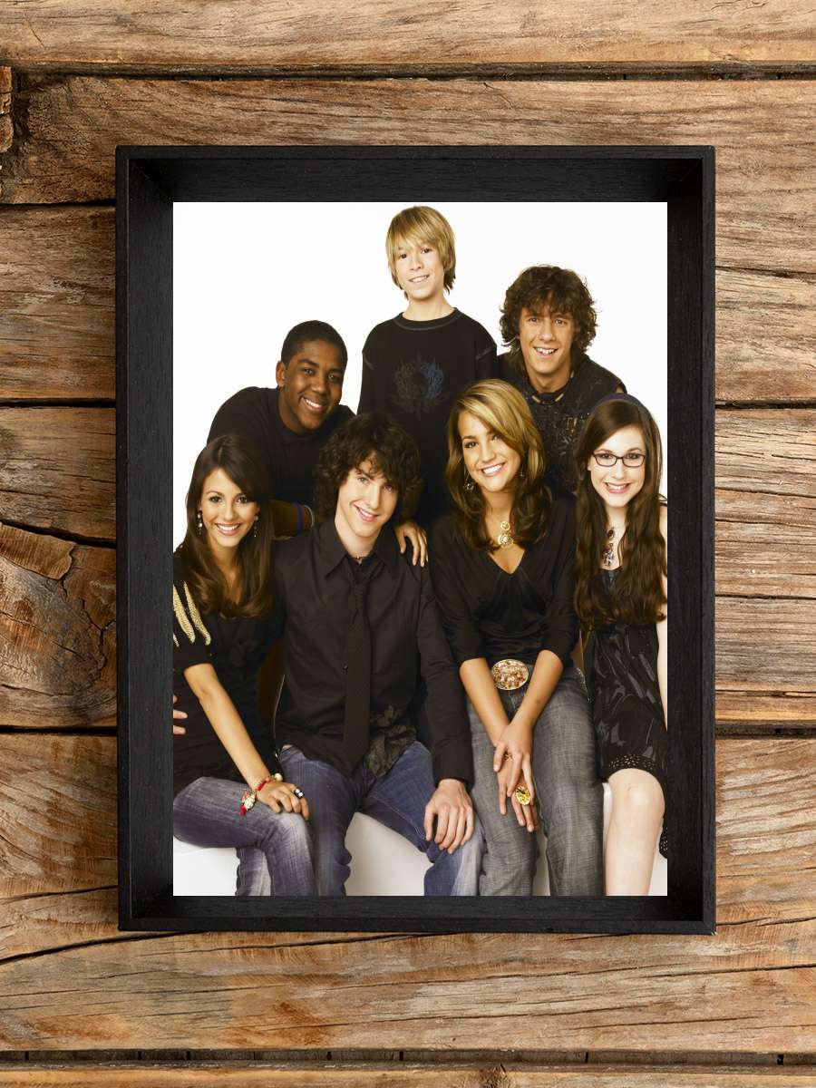 Zoey 101 Dizi Tablo Siyah Çerçeveli Dizi Poster Duvar Tablo