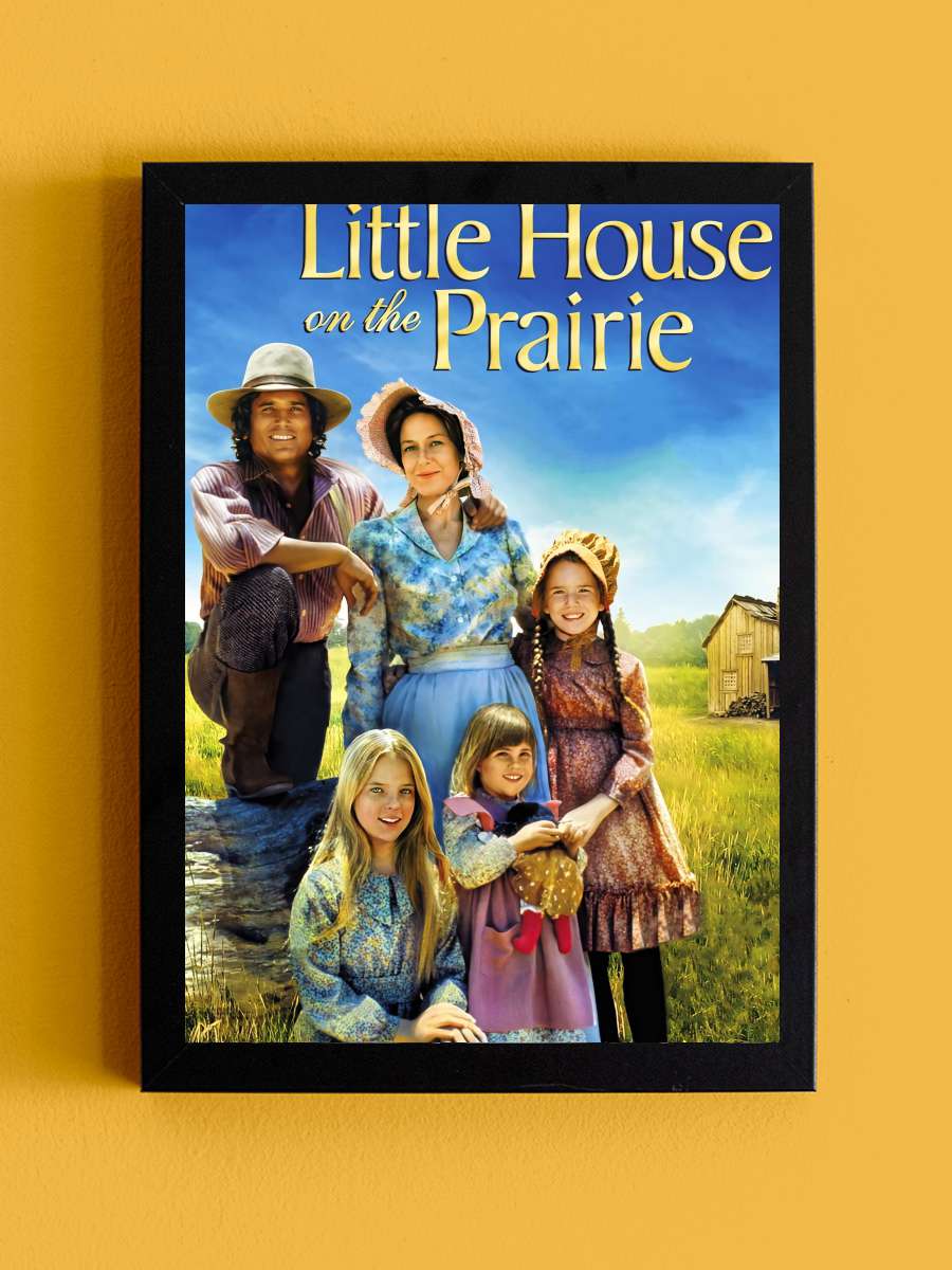 Küçük Ev - Little House on the Prairie Dizi Tablo Siyah Çerçeveli Dizi Poster Duvar Tablo