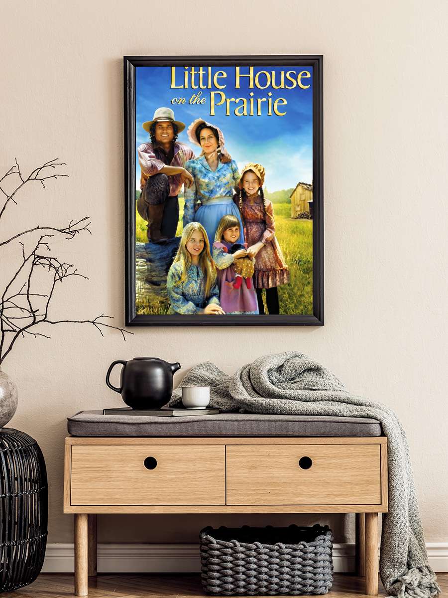 Küçük Ev - Little House on the Prairie Dizi Tablo Siyah Çerçeveli Dizi Poster Duvar Tablo