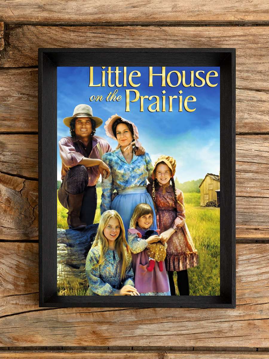 Küçük Ev - Little House on the Prairie Dizi Tablo Siyah Çerçeveli Dizi Poster Duvar Tablo