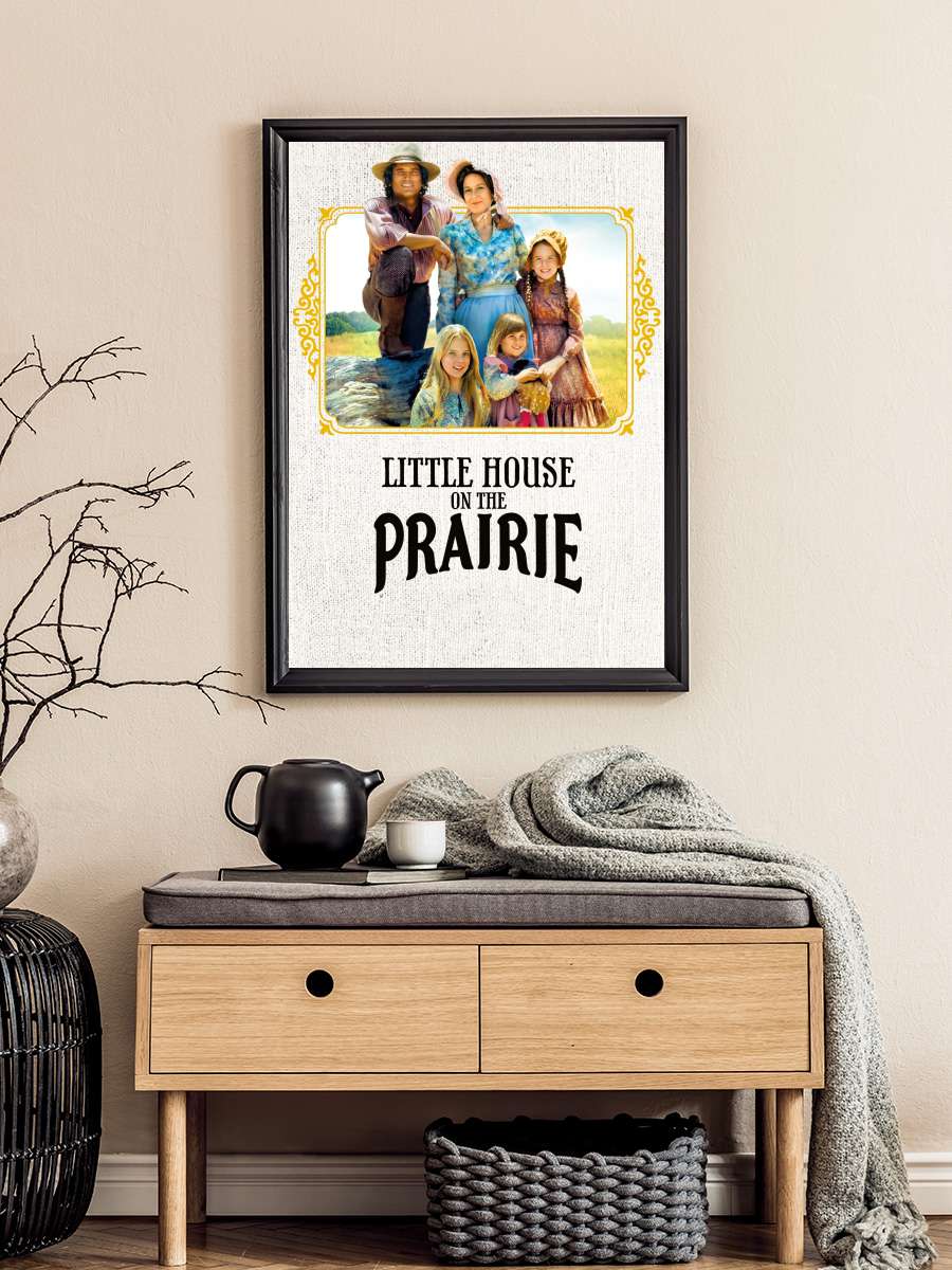 Küçük Ev - Little House on the Prairie Dizi Tablo Siyah Çerçeveli Dizi Poster Duvar Tablo