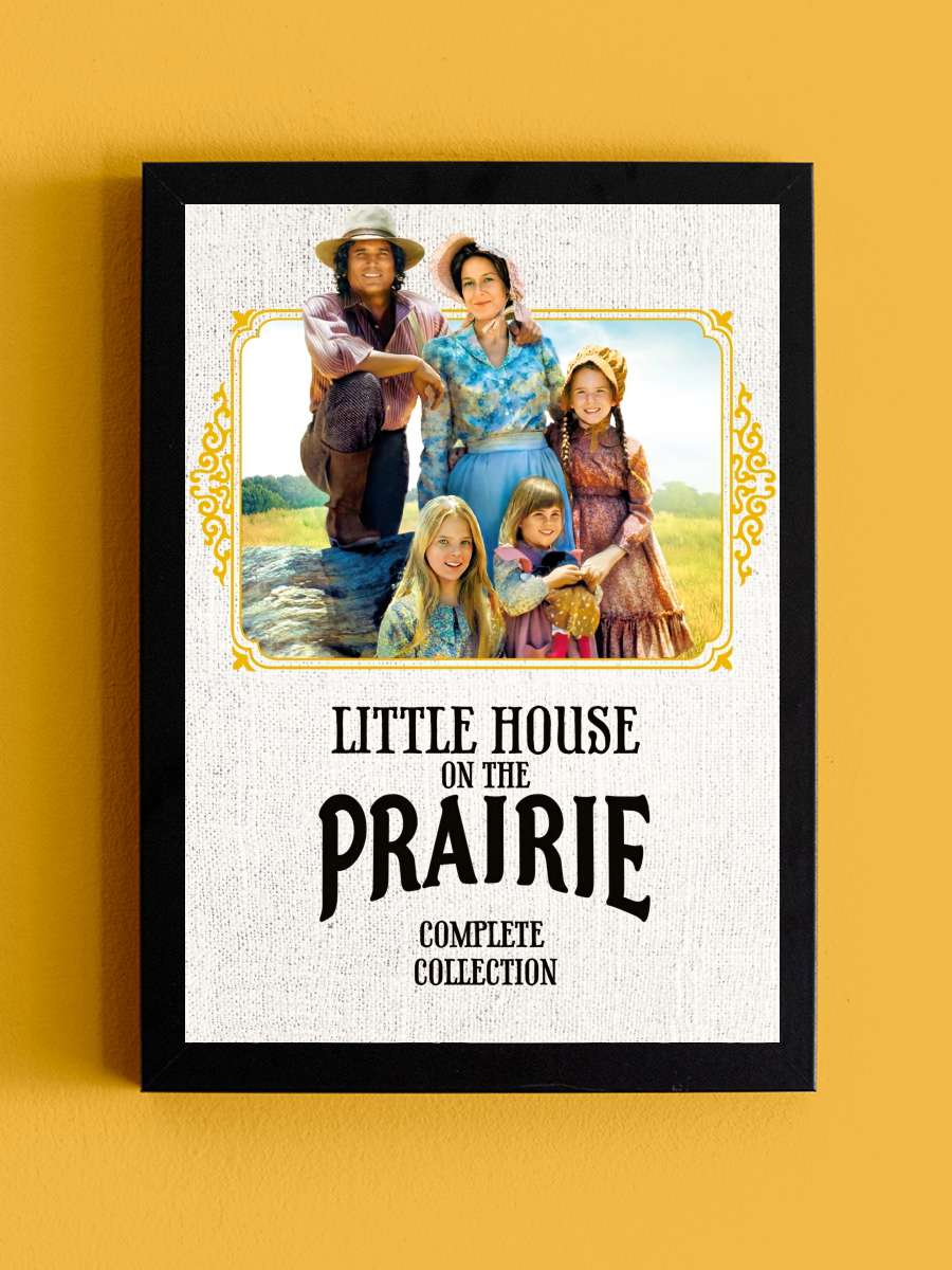 Küçük Ev - Little House on the Prairie Dizi Tablo Siyah Çerçeveli Dizi Poster Duvar Tablo