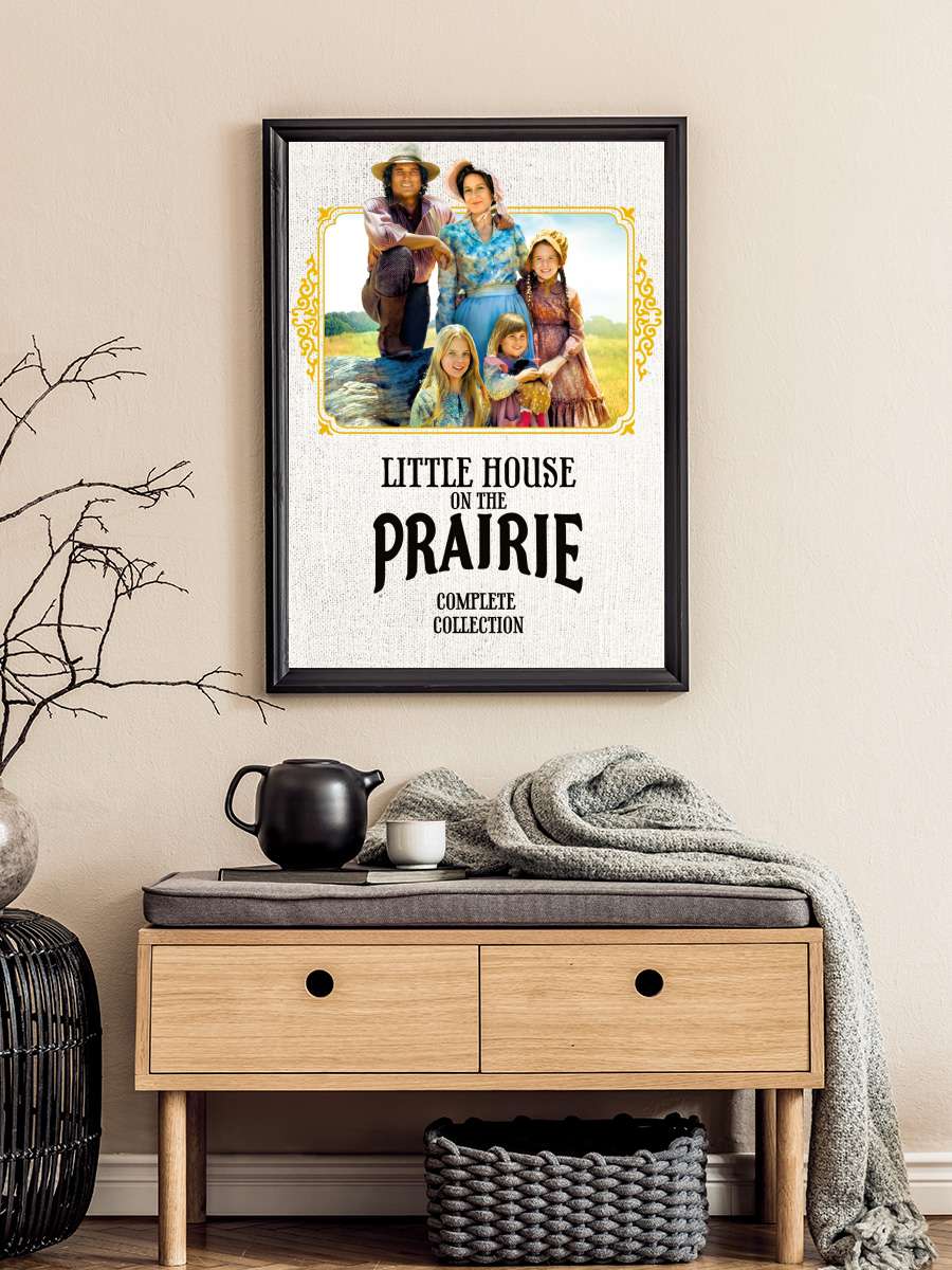 Küçük Ev - Little House on the Prairie Dizi Tablo Siyah Çerçeveli Dizi Poster Duvar Tablo