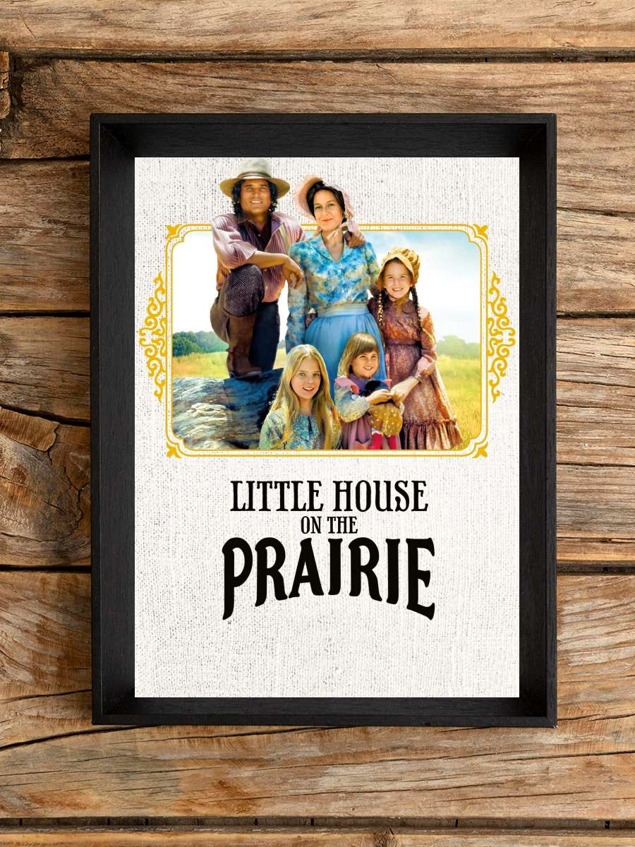 Küçük Ev - Little House on the Prairie Dizi Tablo Siyah Çerçeveli Dizi Poster Duvar Tablo