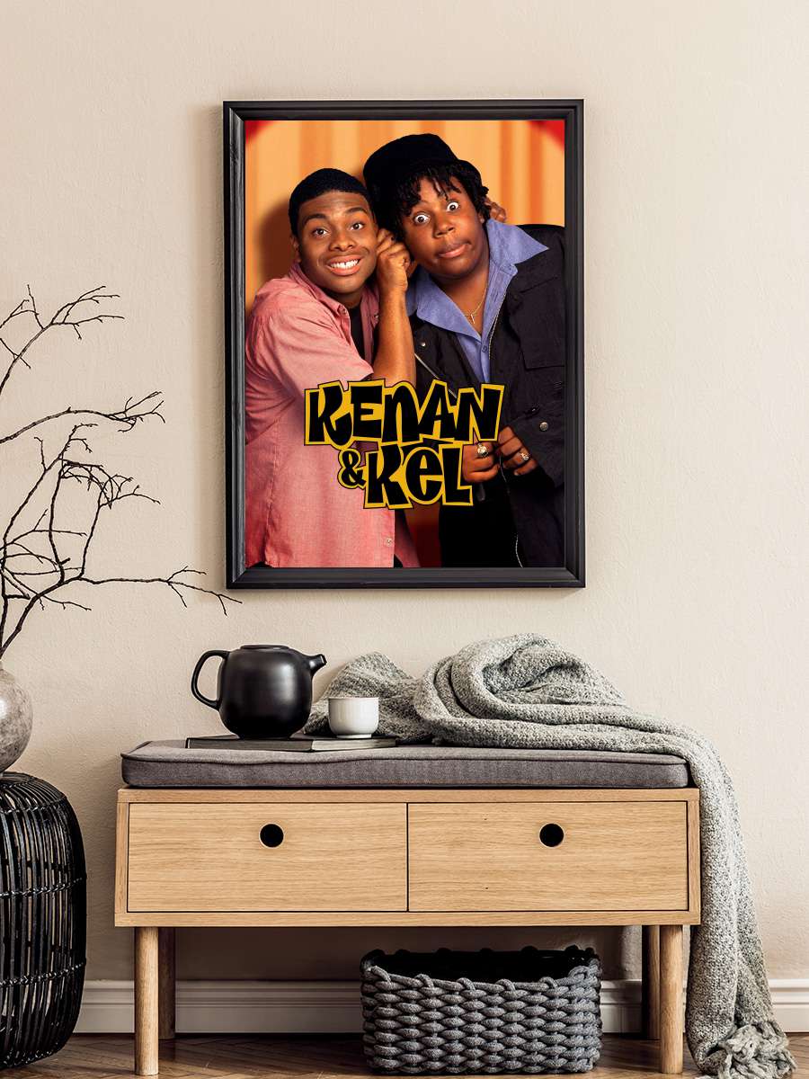 Kenan & Kel Dizi Tablo Siyah Çerçeveli Dizi Poster Duvar Tablo