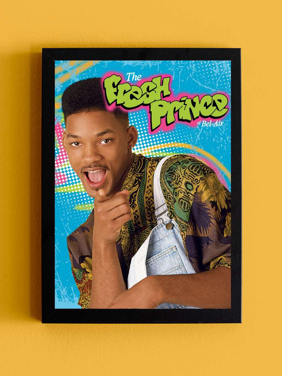 The Fresh Prince of Bel-Air Dizi Tablo Siyah Çerçeveli Dizi Poster Duvar Tablo