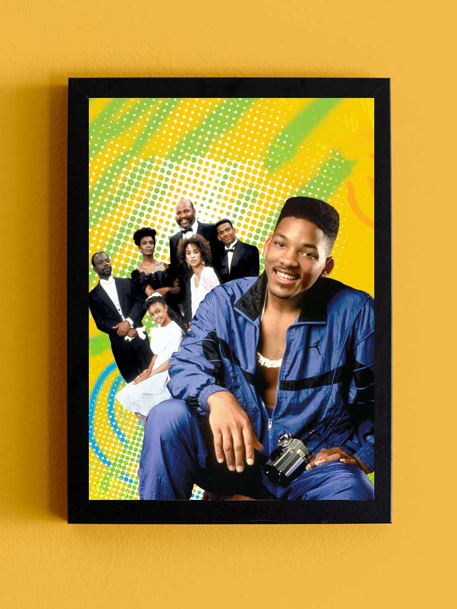 The Fresh Prince of Bel-Air Dizi Tablo Siyah Çerçeveli Dizi Poster Duvar Tablo