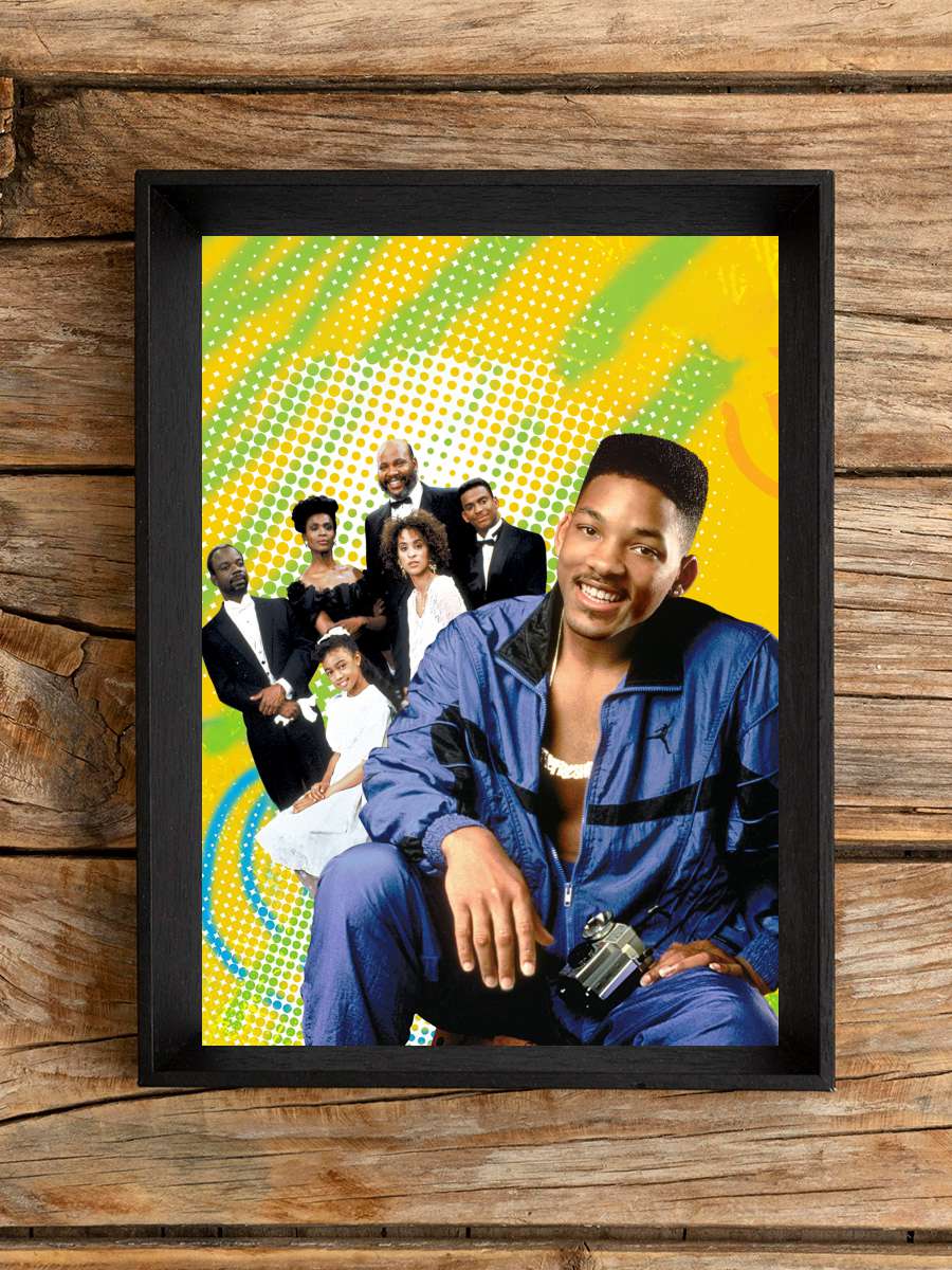 The Fresh Prince of Bel-Air Dizi Tablo Siyah Çerçeveli Dizi Poster Duvar Tablo