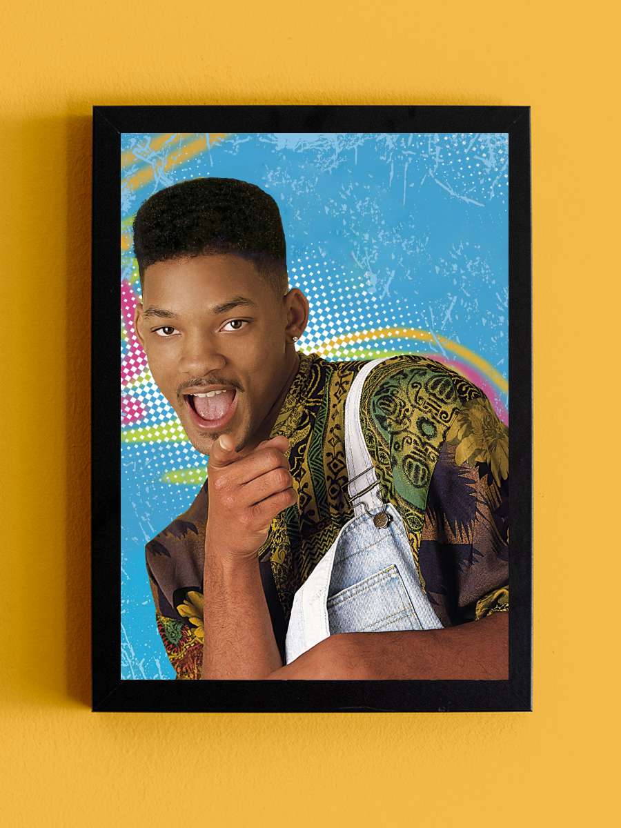 The Fresh Prince of Bel-Air Dizi Tablo Siyah Çerçeveli Dizi Poster Duvar Tablo