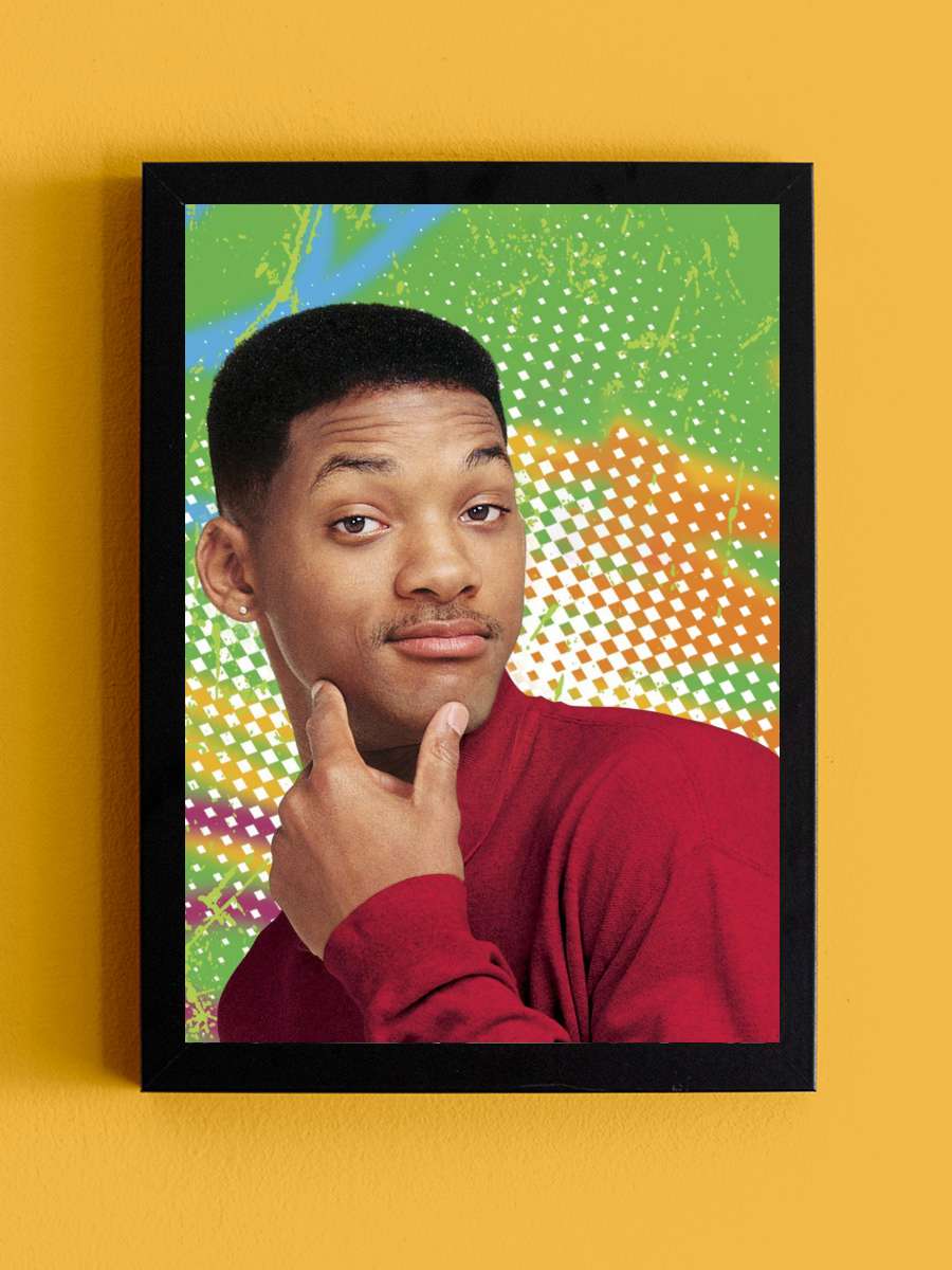 The Fresh Prince of Bel-Air Dizi Tablo Siyah Çerçeveli Dizi Poster Duvar Tablo