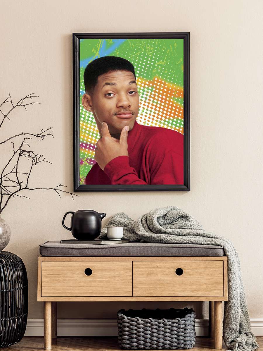 The Fresh Prince of Bel-Air Dizi Tablo Siyah Çerçeveli Dizi Poster Duvar Tablo