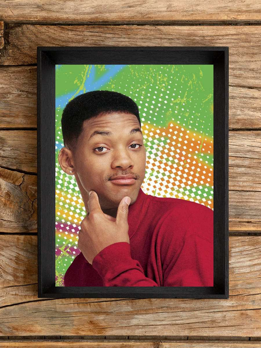 The Fresh Prince of Bel-Air Dizi Tablo Siyah Çerçeveli Dizi Poster Duvar Tablo