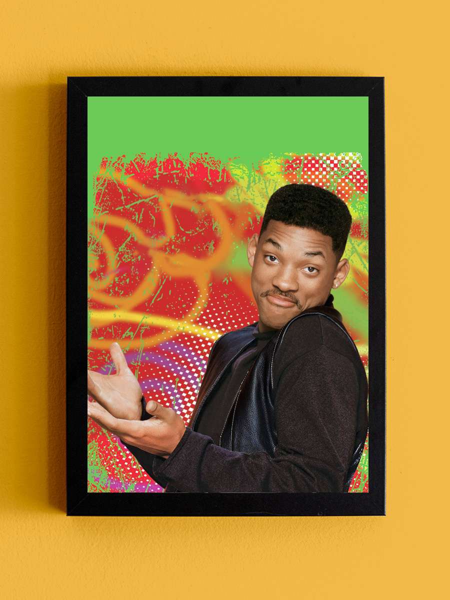 The Fresh Prince of Bel-Air Dizi Tablo Siyah Çerçeveli Dizi Poster Duvar Tablo