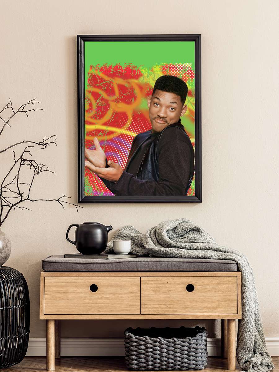 The Fresh Prince of Bel-Air Dizi Tablo Siyah Çerçeveli Dizi Poster Duvar Tablo