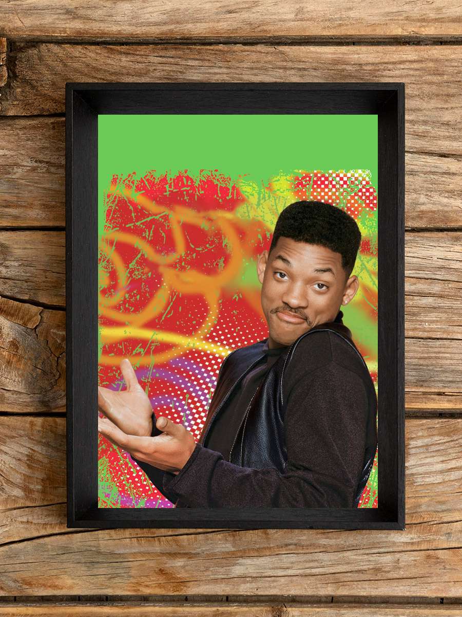 The Fresh Prince of Bel-Air Dizi Tablo Siyah Çerçeveli Dizi Poster Duvar Tablo