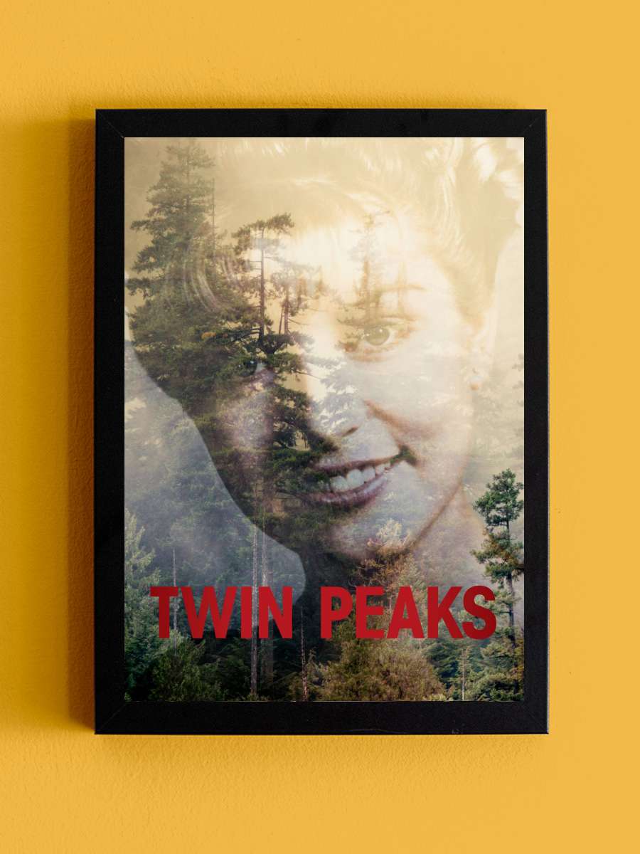 Twin Peaks Dizi Tablo Siyah Çerçeveli Dizi Poster Duvar Tablo