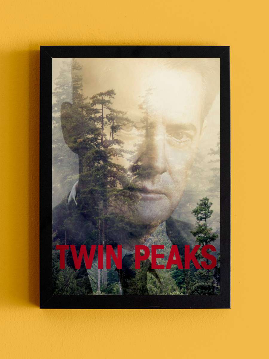 Twin Peaks Dizi Tablo Siyah Çerçeveli Dizi Poster Duvar Tablo