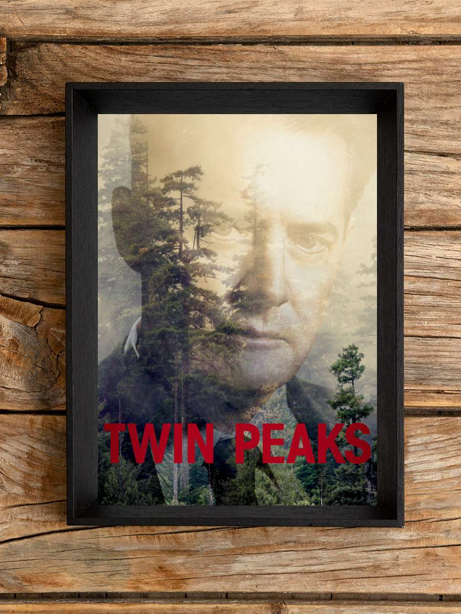 Twin Peaks Dizi Tablo Siyah Çerçeveli Dizi Poster Duvar Tablo