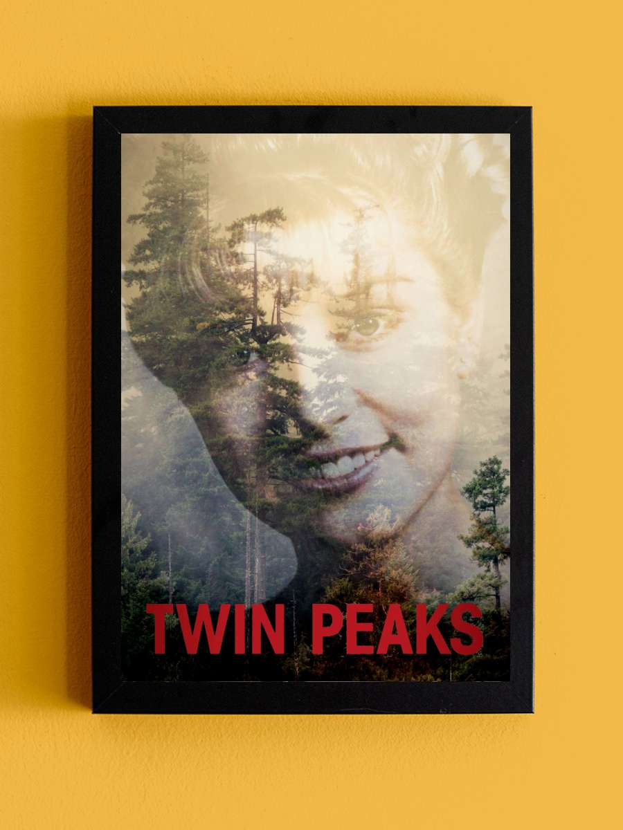 Twin Peaks Dizi Tablo Siyah Çerçeveli Dizi Poster Duvar Tablo