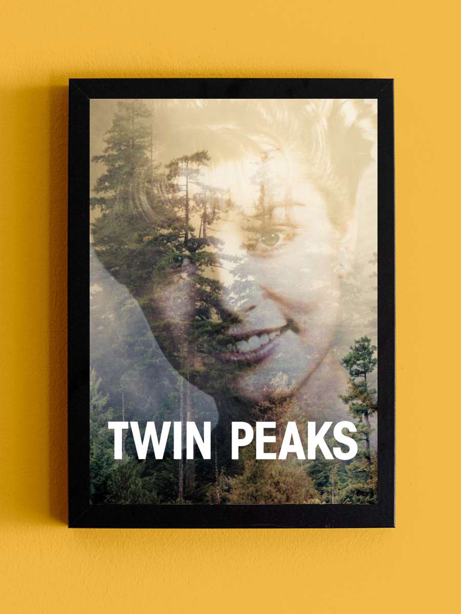 Twin Peaks Dizi Tablo Siyah Çerçeveli Dizi Poster Duvar Tablo