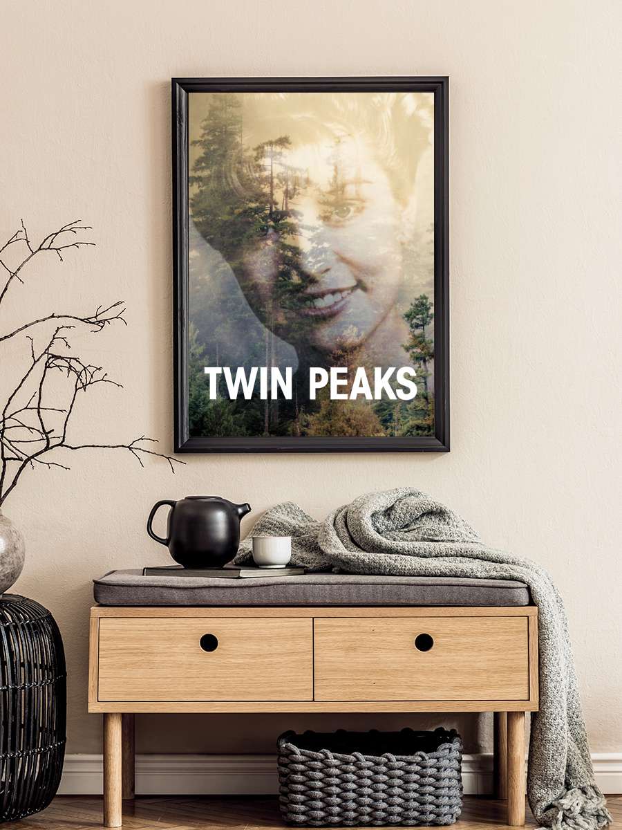 Twin Peaks Dizi Tablo Siyah Çerçeveli Dizi Poster Duvar Tablo