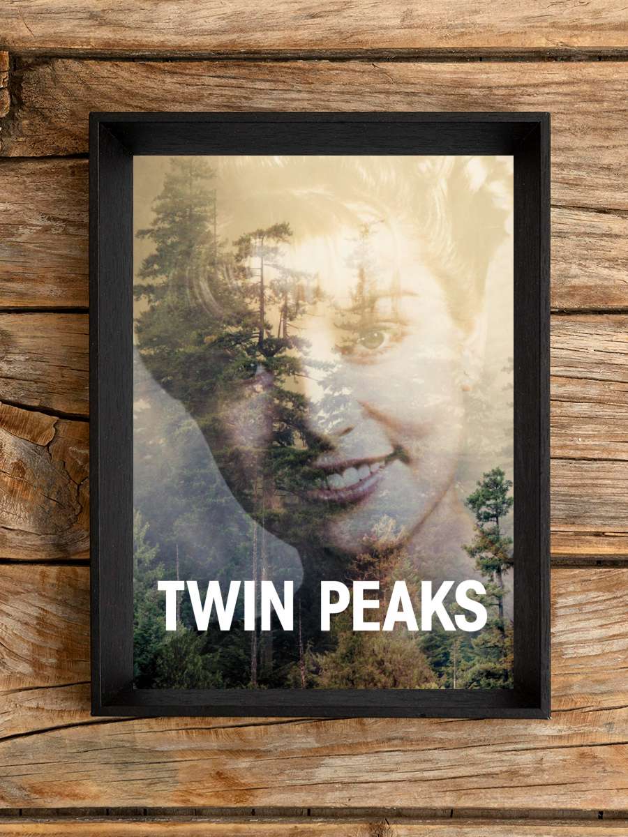 Twin Peaks Dizi Tablo Siyah Çerçeveli Dizi Poster Duvar Tablo