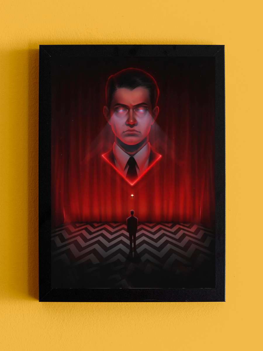 Twin Peaks Dizi Tablo Siyah Çerçeveli Dizi Poster Duvar Tablo