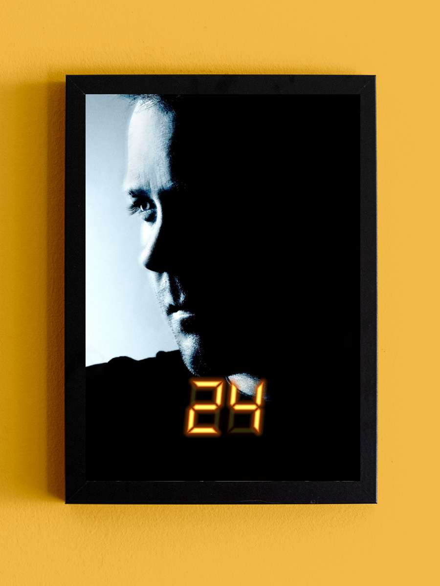 24 Dizi Tablo Siyah Çerçeveli Dizi Poster Duvar Tablo