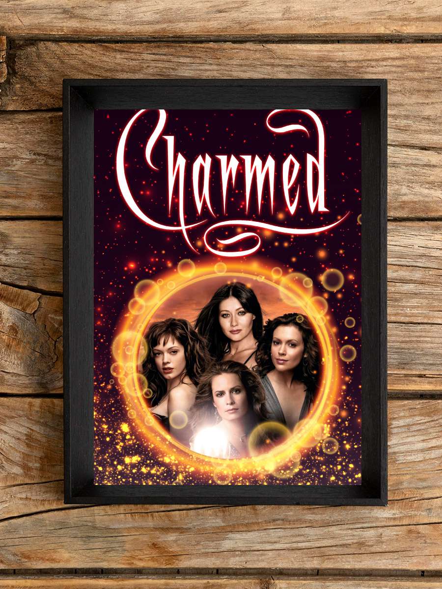 Charmed Dizi Tablo Siyah Çerçeveli Dizi Poster Duvar Tablo