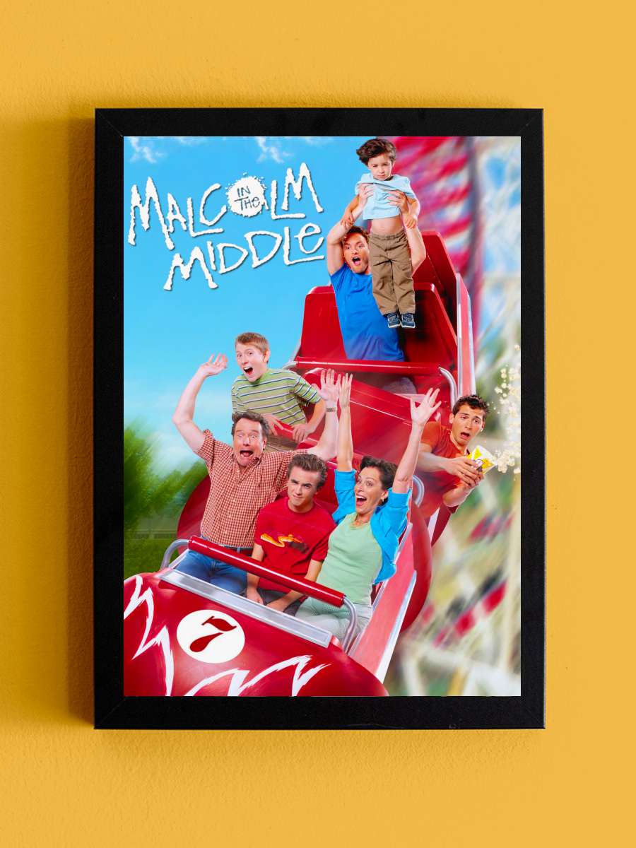 Malcolm in the Middle Dizi Tablo Siyah Çerçeveli Dizi Poster Duvar Tablo