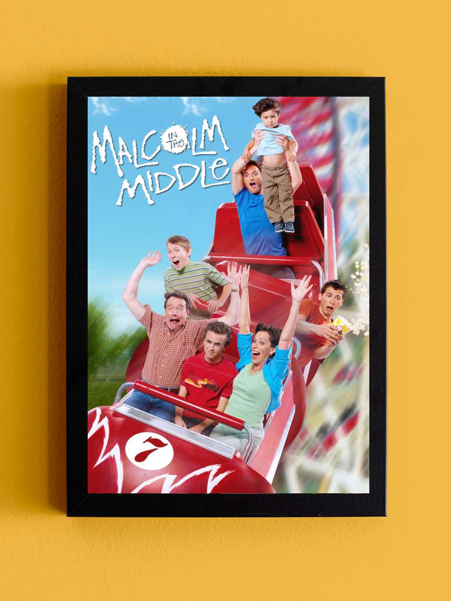 Malcolm in the Middle Dizi Tablo Siyah Çerçeveli Dizi Poster Duvar Tablo