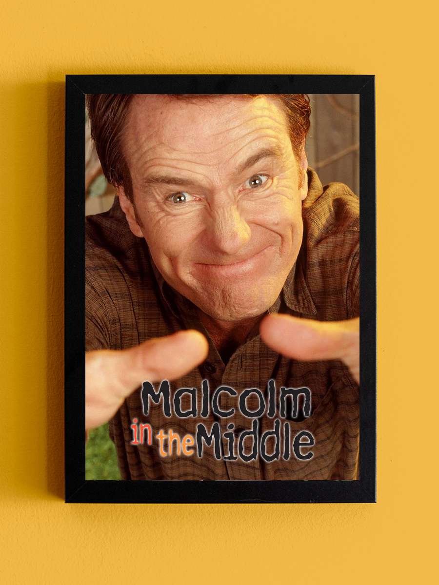 Malcolm in the Middle Dizi Tablo Siyah Çerçeveli Dizi Poster Duvar Tablo