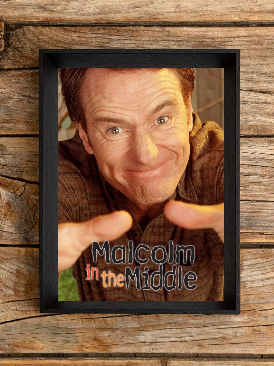 Malcolm in the Middle Dizi Tablo Siyah Çerçeveli Dizi Poster Duvar Tablo