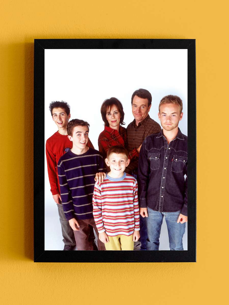 Malcolm in the Middle Dizi Tablo Siyah Çerçeveli Dizi Poster Duvar Tablo