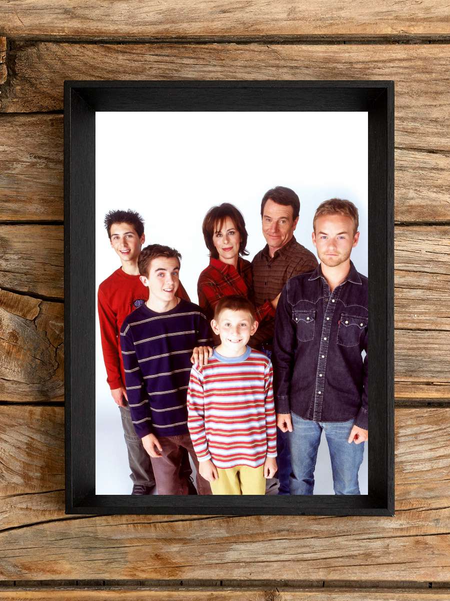 Malcolm in the Middle Dizi Tablo Siyah Çerçeveli Dizi Poster Duvar Tablo