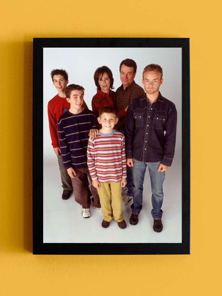 Malcolm in the Middle Dizi Tablo Siyah Çerçeveli Dizi Poster Duvar Tablo