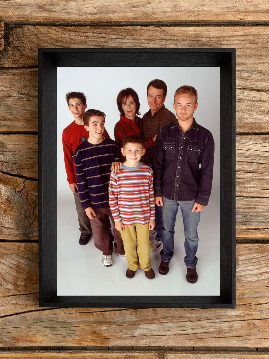 Malcolm in the Middle Dizi Tablo Siyah Çerçeveli Dizi Poster Duvar Tablo