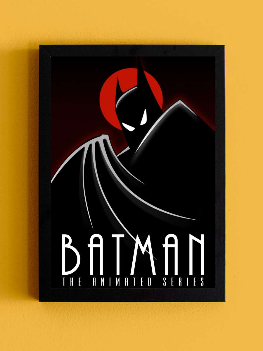 Batman: Animasyon Serisi - Batman: The Animated Series Dizi Tablo Siyah Çerçeveli Dizi Poster Duvar Tablo