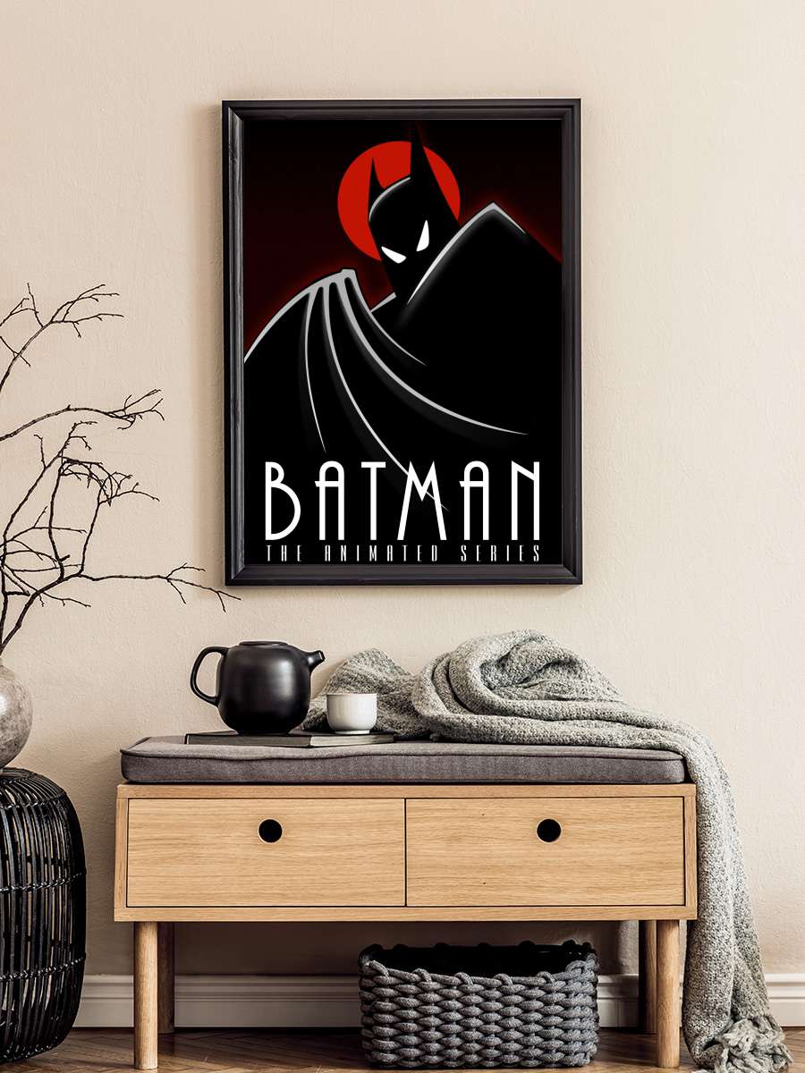 Batman: Animasyon Serisi - Batman: The Animated Series Dizi Tablo Siyah Çerçeveli Dizi Poster Duvar Tablo