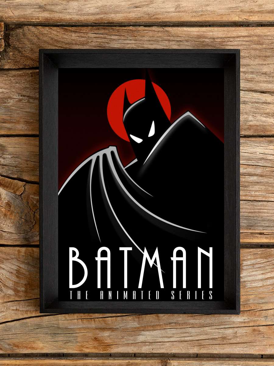 Batman: Animasyon Serisi - Batman: The Animated Series Dizi Tablo Siyah Çerçeveli Dizi Poster Duvar Tablo