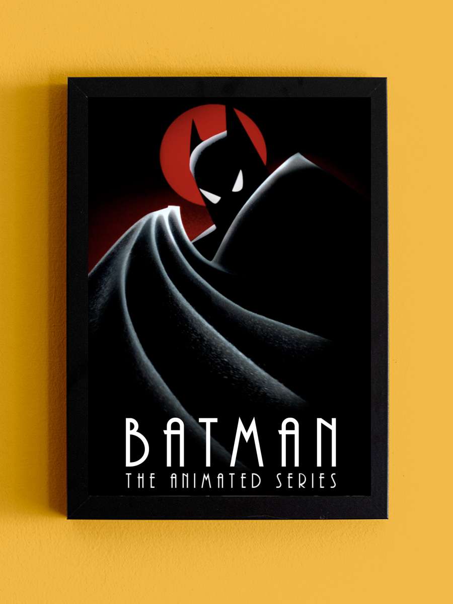 Batman: Animasyon Serisi - Batman: The Animated Series Dizi Tablo Siyah Çerçeveli Dizi Poster Duvar Tablo