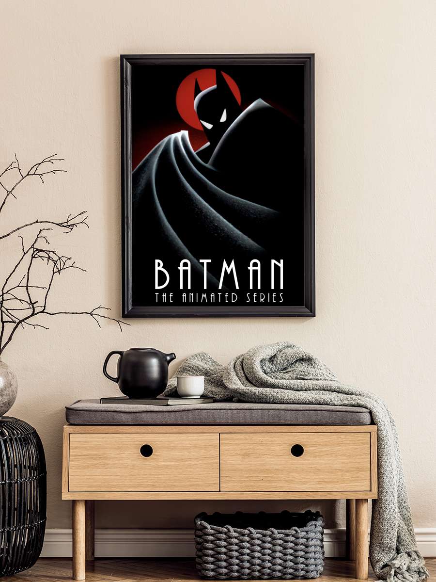 Batman: Animasyon Serisi - Batman: The Animated Series Dizi Tablo Siyah Çerçeveli Dizi Poster Duvar Tablo