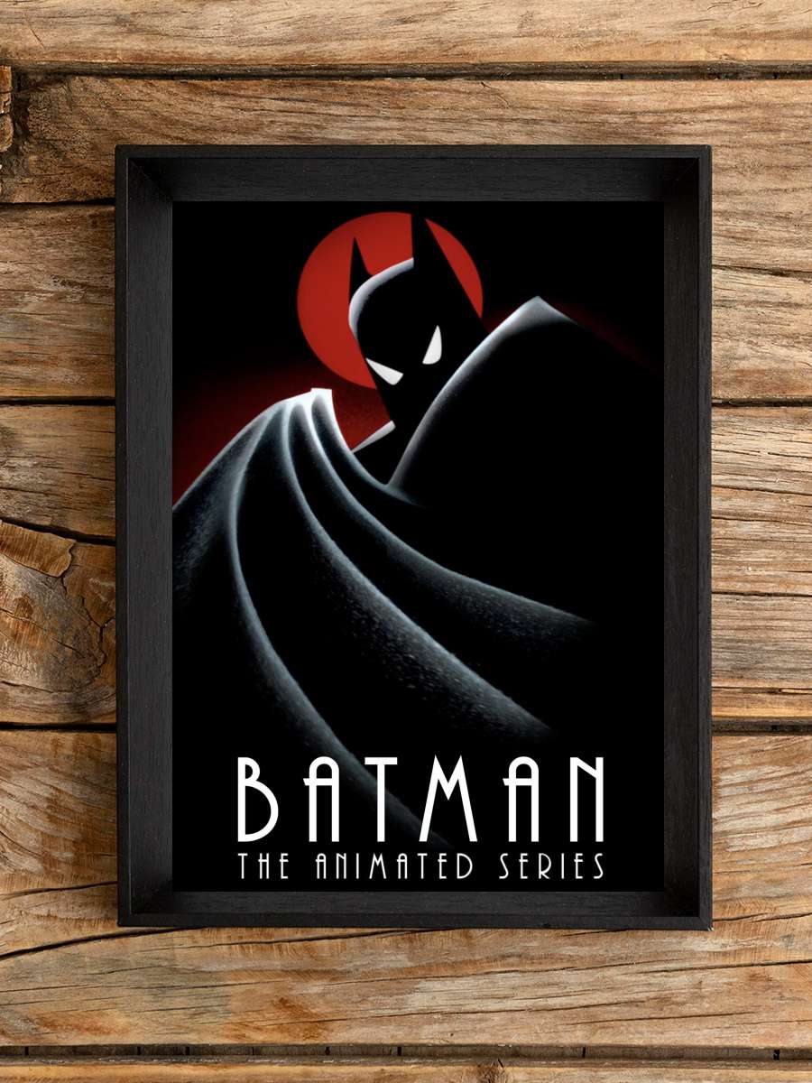 Batman: Animasyon Serisi - Batman: The Animated Series Dizi Tablo Siyah Çerçeveli Dizi Poster Duvar Tablo