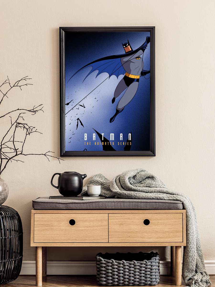 Batman: Animasyon Serisi - Batman: The Animated Series Dizi Tablo Siyah Çerçeveli Dizi Poster Duvar Tablo