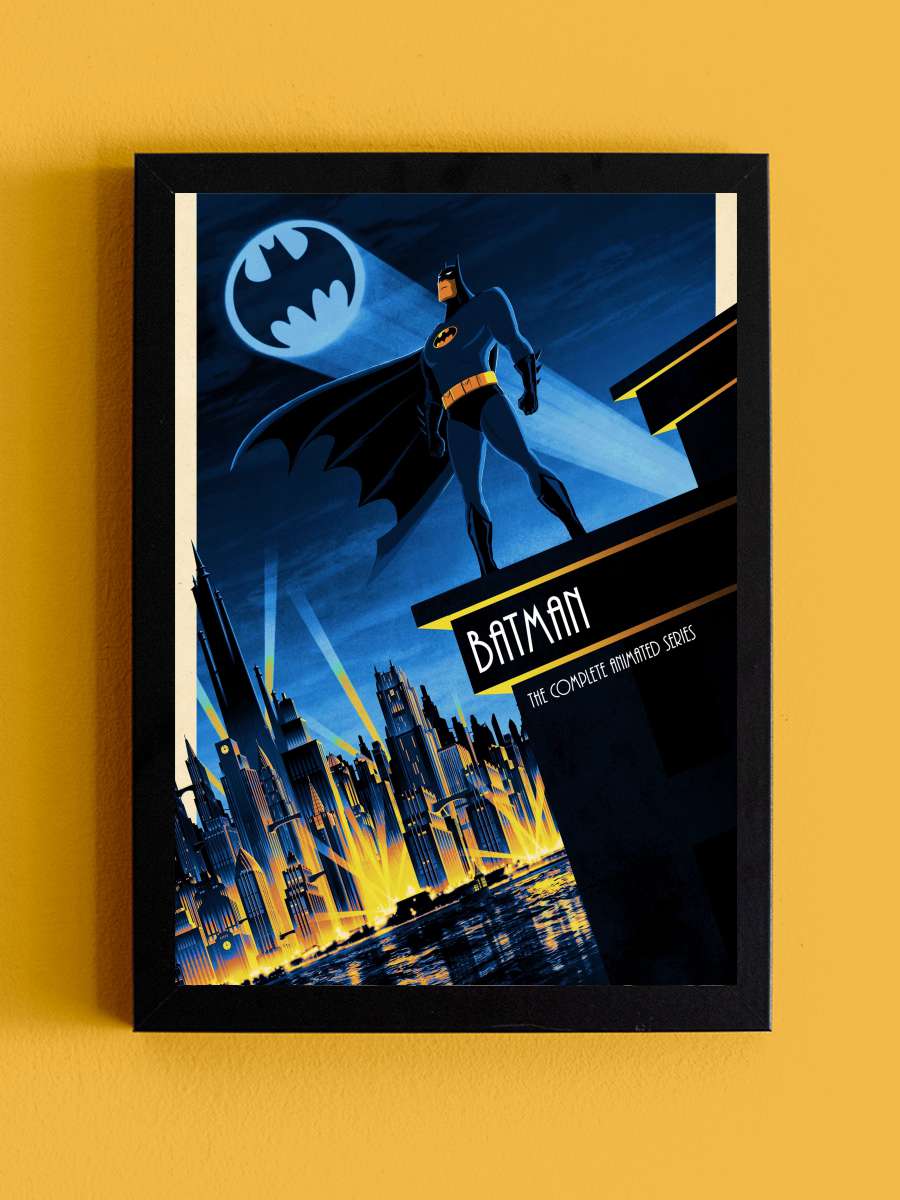 Batman: Animasyon Serisi - Batman: The Animated Series Dizi Tablo Siyah Çerçeveli Dizi Poster Duvar Tablo