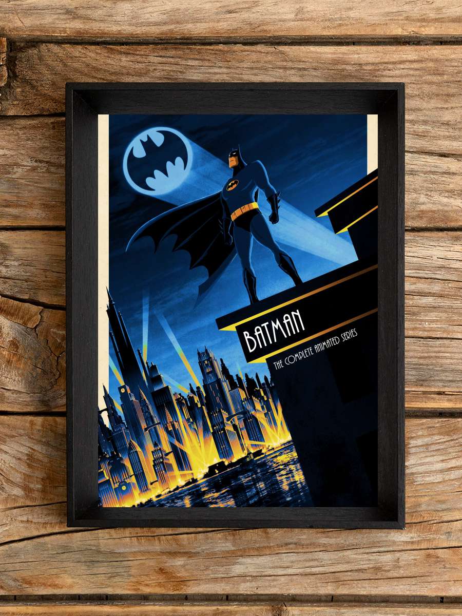 Batman: Animasyon Serisi - Batman: The Animated Series Dizi Tablo Siyah Çerçeveli Dizi Poster Duvar Tablo