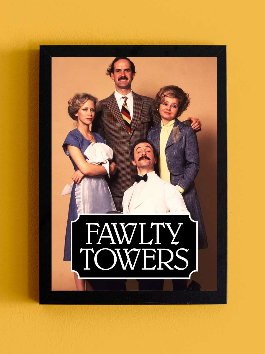 Fawlty Towers Dizi Tablo Siyah Çerçeveli Dizi Poster Duvar Tablo